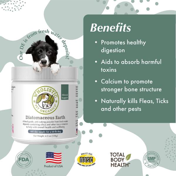 Edible diatomaceous earth for deals dogs