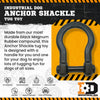 Anchor Shackle Durable Rubber Tug Toy