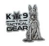 K9TG LOGO DOG STICKER 2.5" X 3"