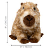 KONG Comfort Wuzzeez Capybara Dog Toy Medium
