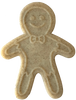Gingerbread Man Ultra Durable Nylon Dog Chew Toy by Soda Pup**