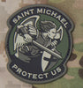 Saint Michael Protect Us PVC Patch