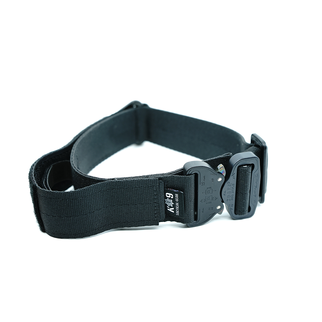 Tactical Cobra Dog Collar with Handle - Wolf Gray