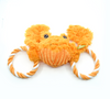 Jolly Pet Tug-a-Mals Crab Dog Toy Orange